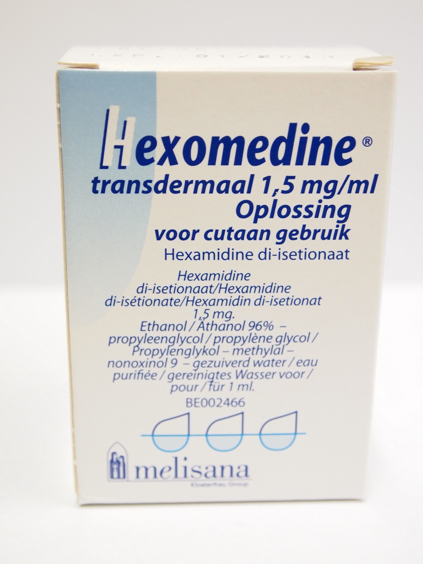 Hexomedine Transdermaal